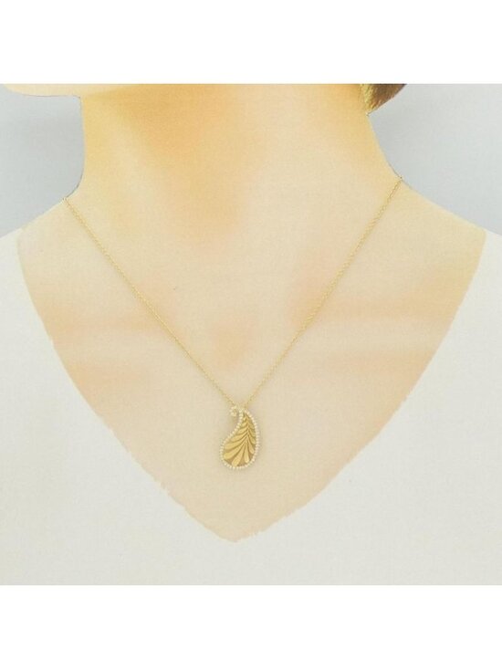 Tiffany & Co PT950 Diamond Solitaire .17 Ct. Pendant, 16  Tiffany & Co Diamond Necklace